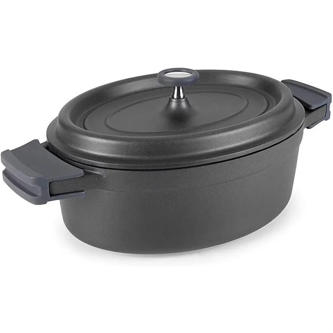 Ovale braadpan van gesmolten aluminium Lacor 26x20 cm