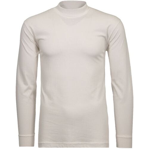 Ragman Long Sleeve Turtle T-Shirt Single Jersey Quality Ecru / male