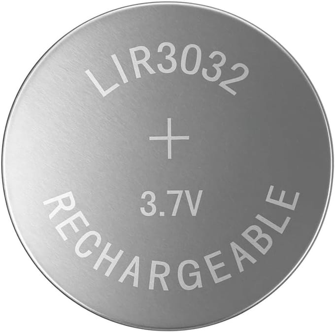 Oplaadbare Knoopcel - Lithium Batterij - Elektronica Voeden - Hoge Capaciteit - 30mm Diameter