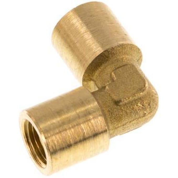 G 1/8'' Messing 90 Graden Bocht Fitting 16 Bar [5 Stukken]