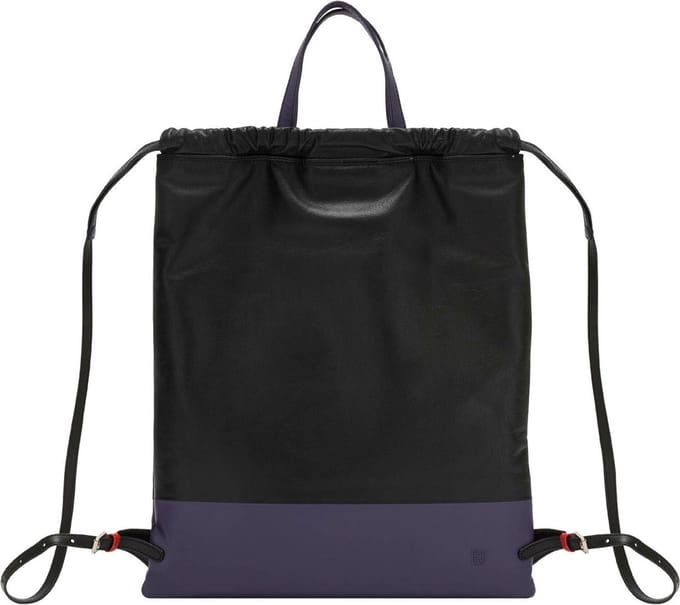DuDu Linosa Dagrugzak Leder 42 cm - schwarz