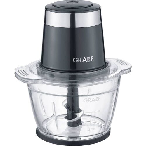 Graef CH 502 - Hakmolen 500W + mengbeker 1l - zwart
