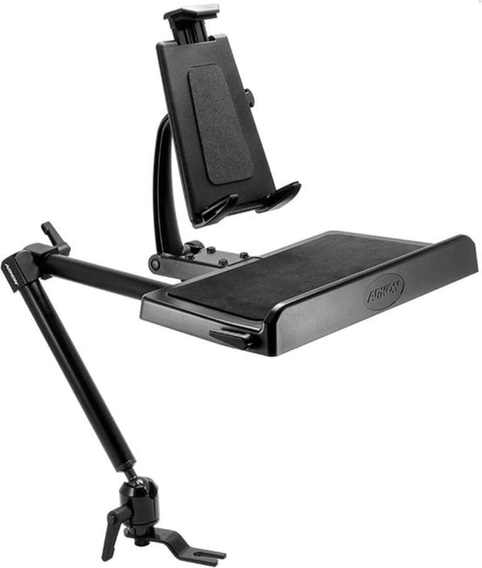 Robuuste autohouder voor tablet en toetsenbord