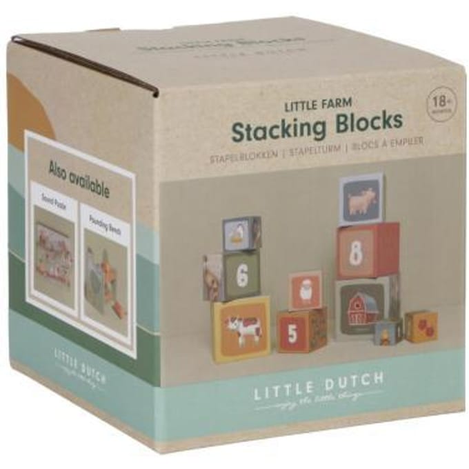 Little Dutch - Farm Stapeltoren FSC Houten speelgoed