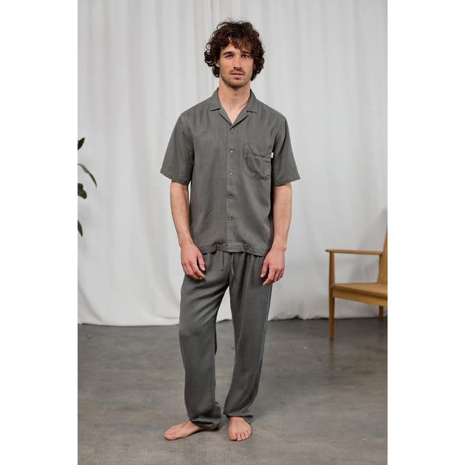 TWOTHIRDS Bredenfelde Shirts Gunmetal Größe: S | Casual hemden Outlet | Herren | Grau