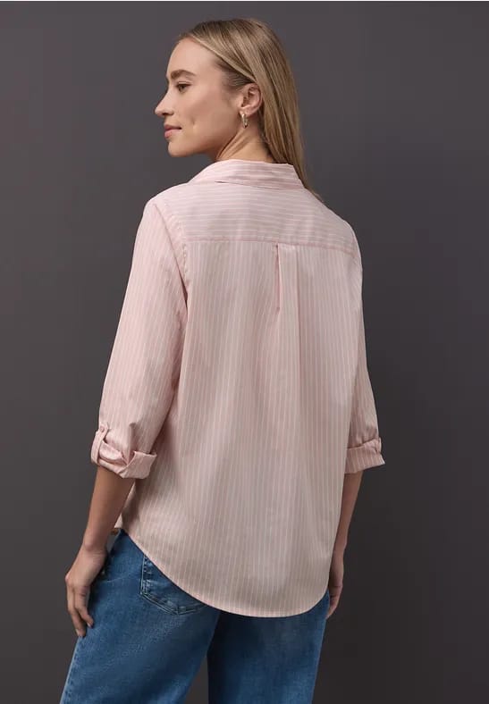 Gestreepte zakelijke blouse