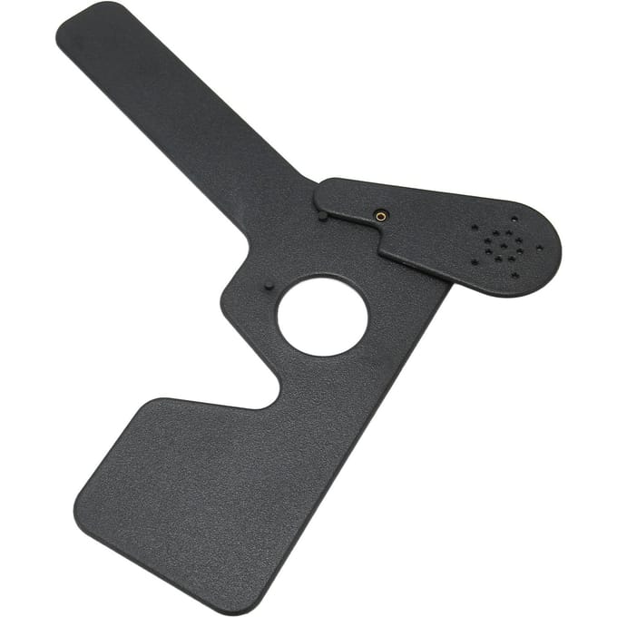 Oftalmische Oogafdekker 14 Gaten Professionele Handheld Zichtstest Oogafdekker Onderzoeksinstrument black