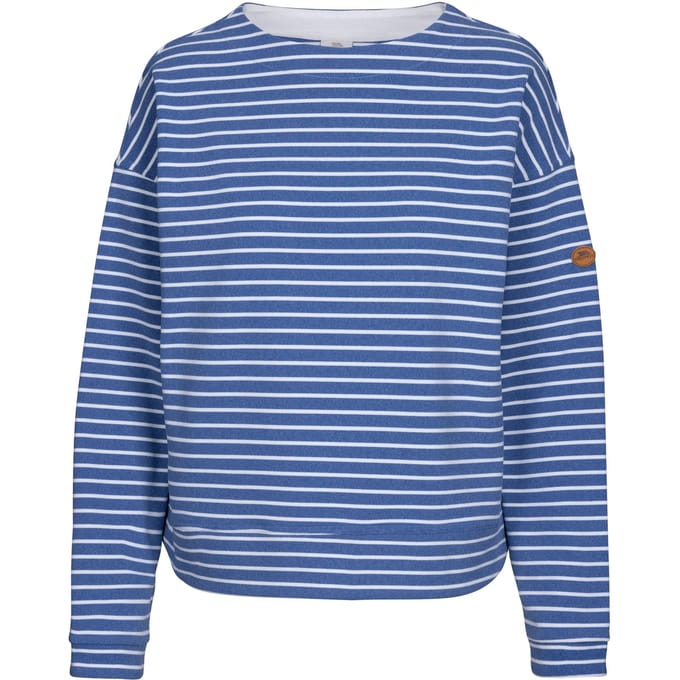 Trespass Dames/Dames Soothing Gestreept Marl Top (Indigo)