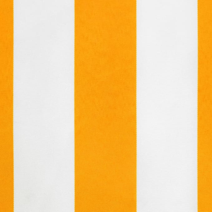 vidaXL - Vervangingsdoek - voor - luifelrok - gestreept - 400 - cm - geel - en - wit