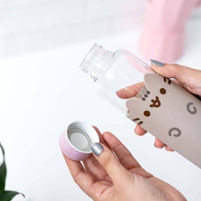 Grupo Erik Pusheen - Glass Bottle Fles - Multicolours