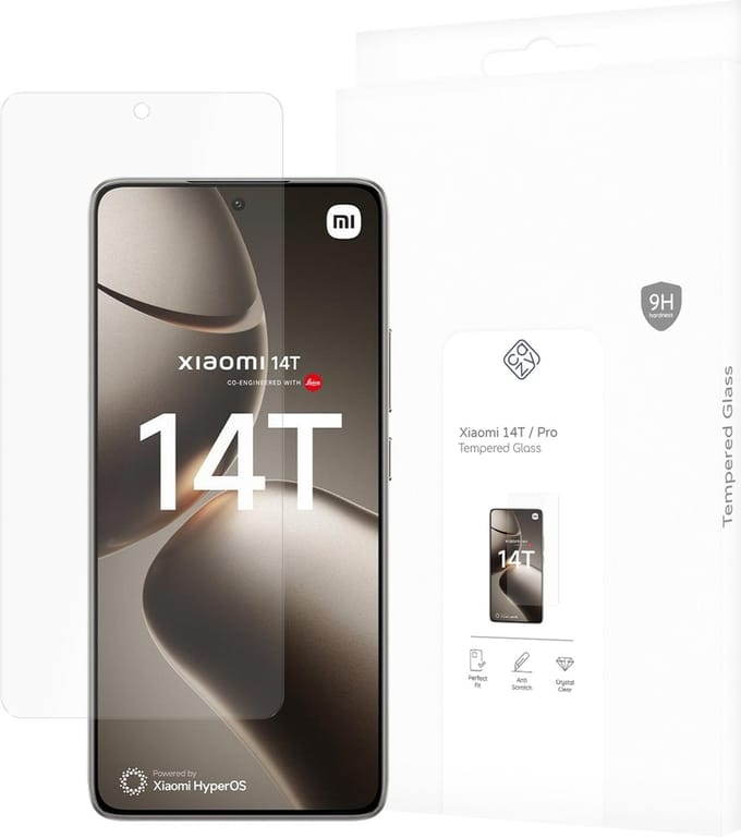 Cazy screenprotector geschikt voor Xiaomi 14T / 14T Pro - Screenprotector Gehard Glas