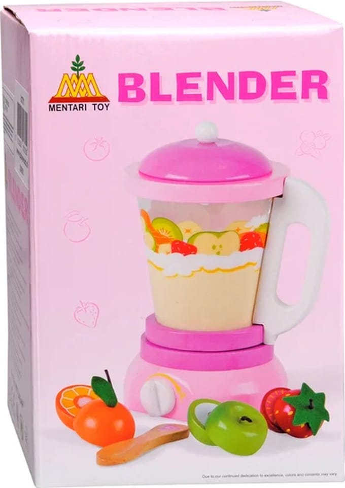 Mentari houten speelgoed blender - speelkeuken smoothie set.