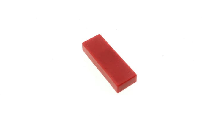 Niceday - Whiteboardmagneten Rood – 1.2 x 3.3 cm - Set van 10