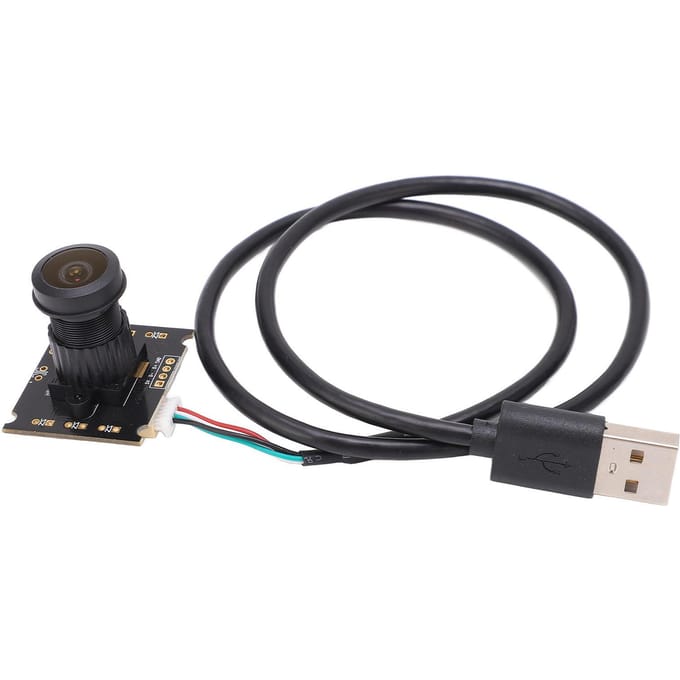 Module de caméra Noir Image plus fluide Écran Bonne compatibilité Bande passante élevée Module de caméra USB 0,3 MP black