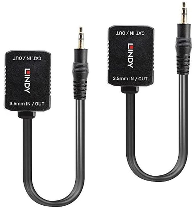 500m Cat.6 analoge audio extender - 3,5 mm