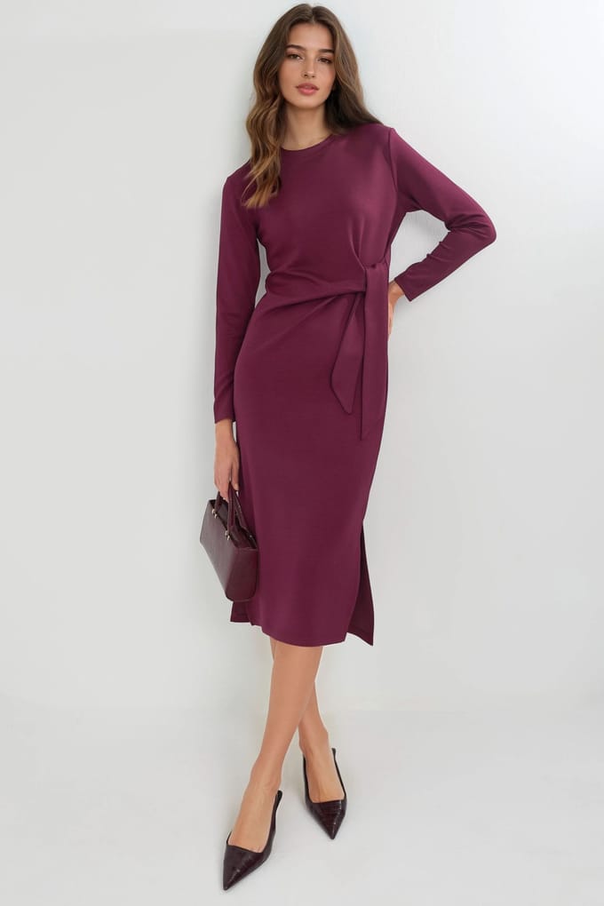 Modal Touch Split Jurk