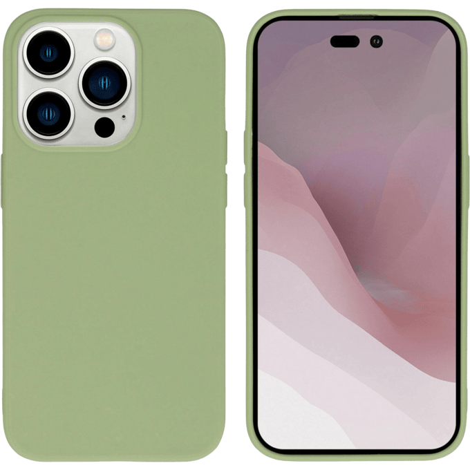 Kees iPhone 14 Pro Telefoonhoesje Olijfgroen