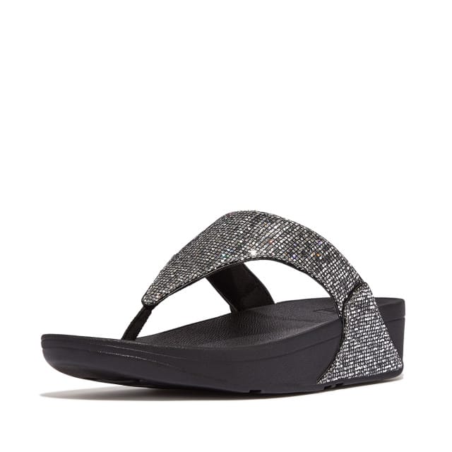 Damessandalen FitFlop Lulu Toe Post - Glitterball