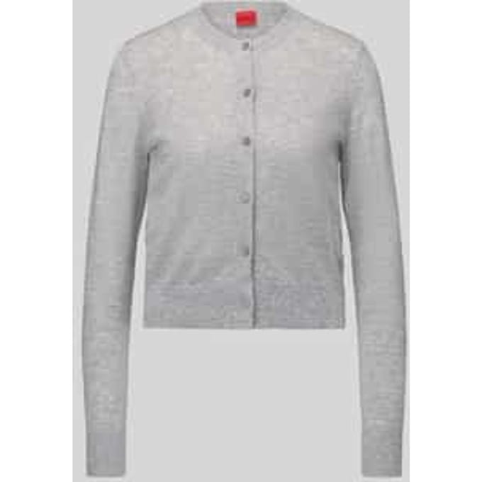 regular fit gebreid jack van wolmix met lyocell-kasjmiergehalte model 'Sfabro'