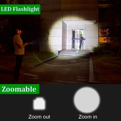 TACLIGHT LED Zoom Zaklamp