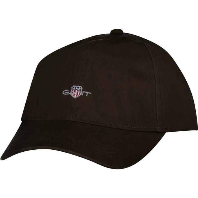 Gant Cap Small Shield Cotton Twill Shadow Brown / male