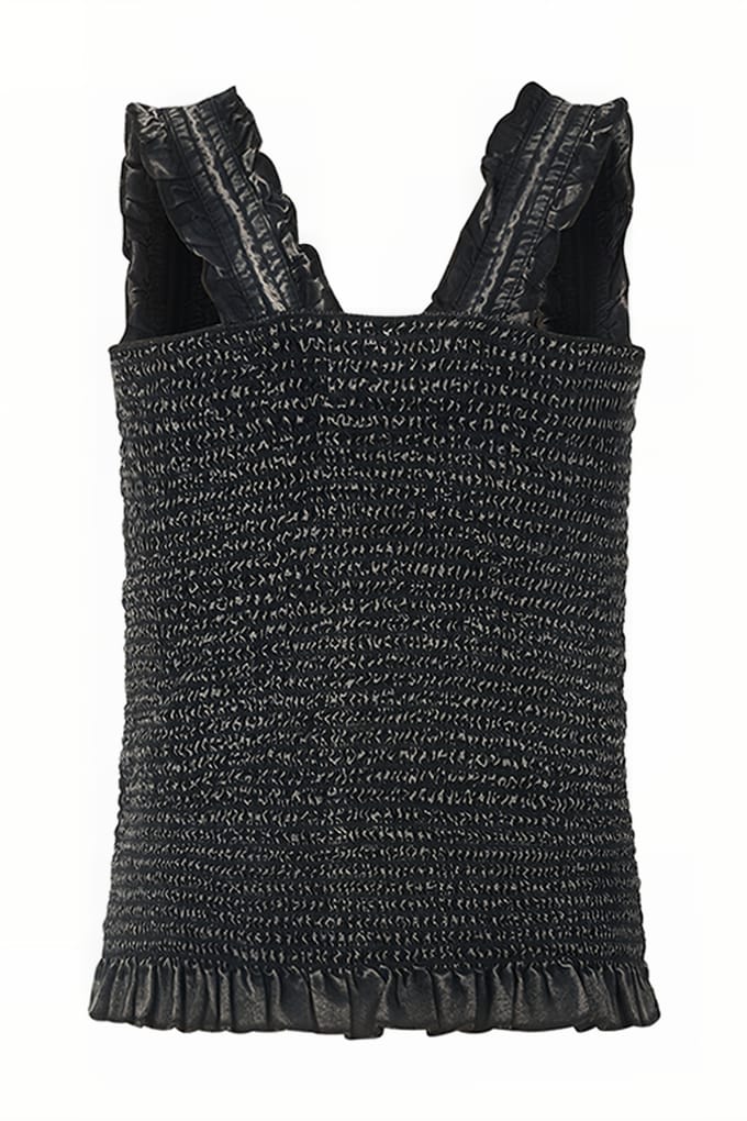 Shoeby Ruffle Top Jill&mitch By Darkgrey Größe: 98/104 | Hemden Outlet | kids | Grau