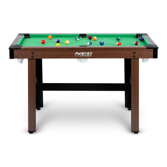Biljarttafel 122 x 61 x 76 cm NS-807 donkerbruin