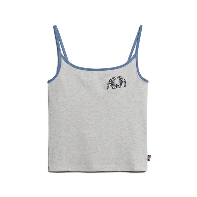 Superdry - Athletic Essentials Cami Top met logo - Dames - Vesten