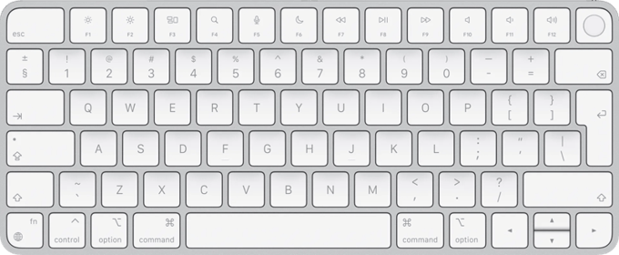 Apple Magic Keyboard met Touch ID voor Mac-modellen met Silicon - Nederlands