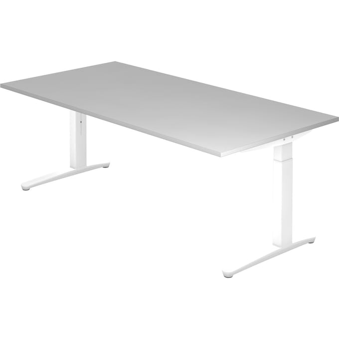 XTRA XB 2E WW | Bureau - Grijs 200 x 100 Tafelhoogte I In hoogte verstelbaar