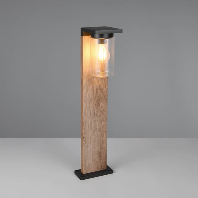 TRIO ARDILA - Paalverlichting - Hout element - excl. 1x E27 4 W - Zwenkbaar - Buitenverlichting - IP44
