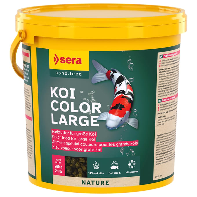 Sera Koi Color Nature - voeding voor grote Koi karpers