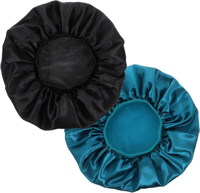 Slaapmutsen Set - Haarmuts Slapen - Beschermt Haar - Extra Groot - 2 Stuks - Diverse Kleuren