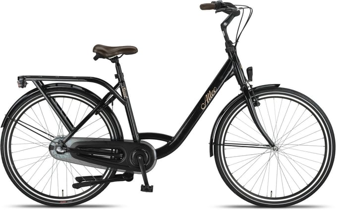 Altec Damesfiets Sweet Moederfiets 28 Inch 50 cm Dames 3V Rollerbrake Zwart