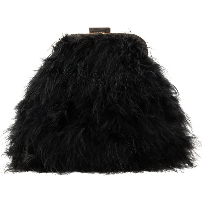 Faina Clutch/avondtasje Dames zwart