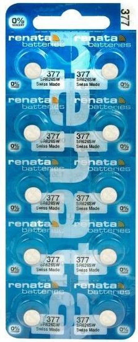 377 horloge batterijen SR626W 10 stuks