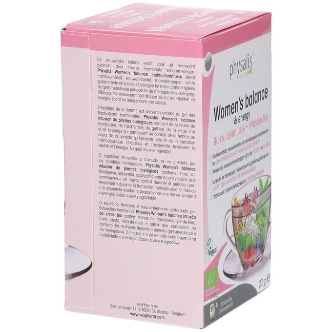 Physalis® Woman's Balance & Energy Biokruideninfusie 20 Instantthee