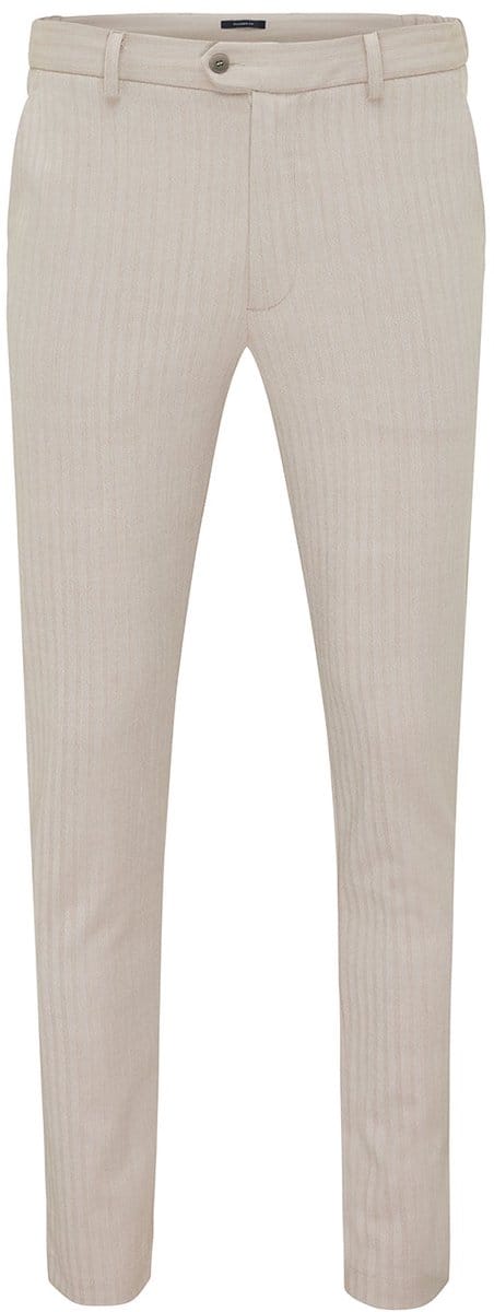 TRESANTI | EPPO | Broek melange visgraat | Beige | Size XL