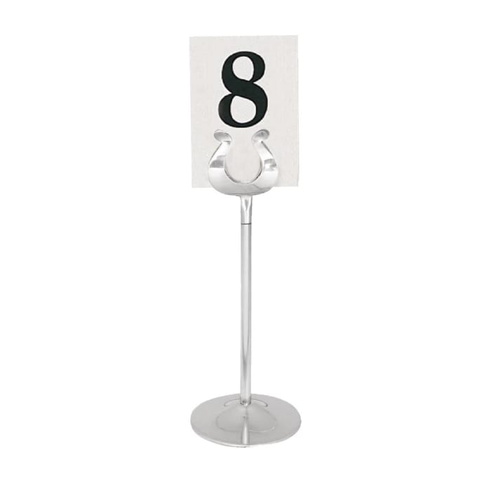 Olympia RVS tafelnummer standaard 205mm