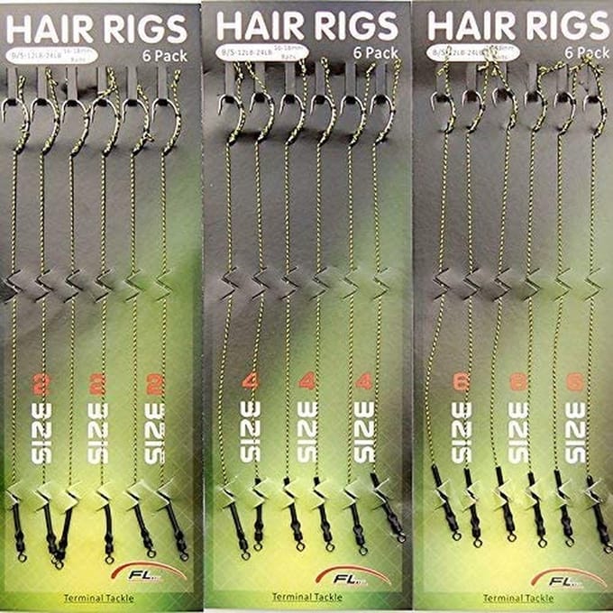 Terminal tackle Hair rigs Size 6 karper onderlijn