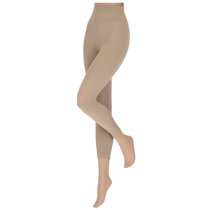 Ribbed legging - Naadloos - Dames - 4-Pack - Taupe / S/M