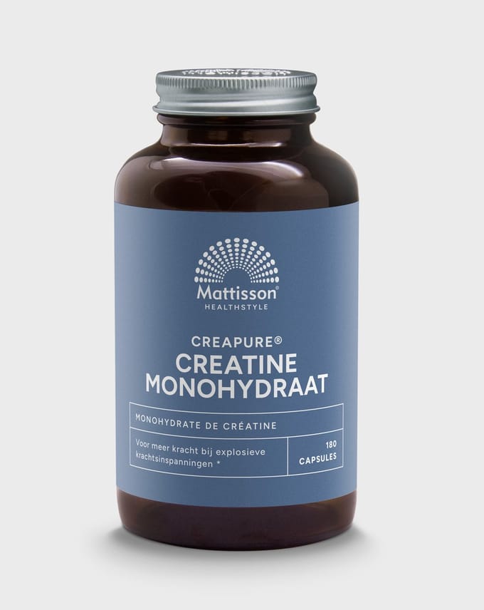 Mattisson - Creatine Monohydraat Capsules - Creapure - Vegan - 180 Capsules
