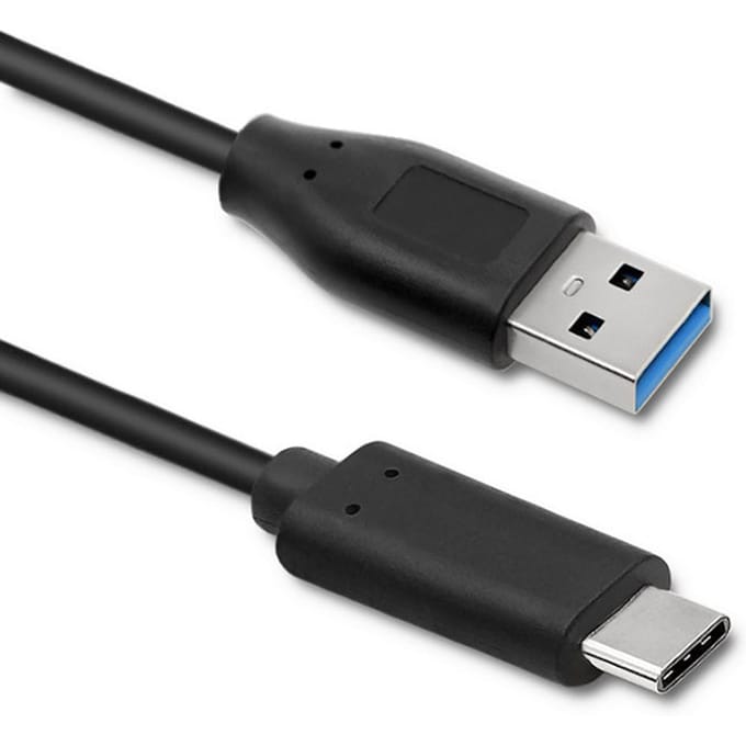 Qoltec USB-kabel type C 3.1 mannelijk |   USB 3.0 type A mannelijk |   0,25m