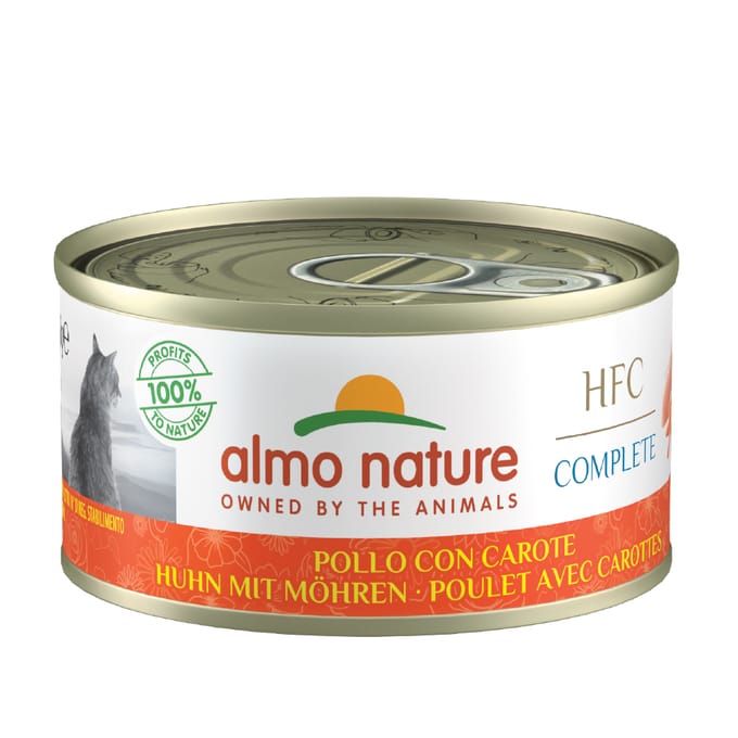 Almo Nature HFC Complete 6 x 70 g - Kip met Wortel