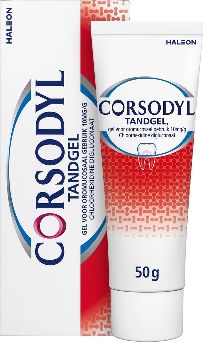 Corsodyl Tandgel - 50 gram