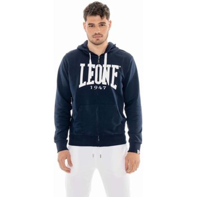 Capuchon sweaters Leone 1947 Man Hoody Full Zip Big Logo