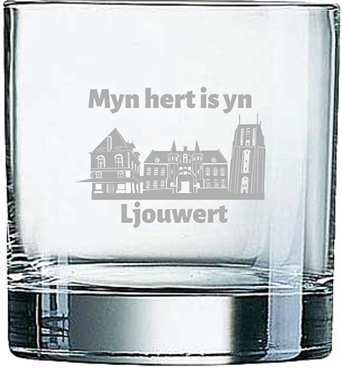 Gegraveerde Whiskeyglas 38cl Ljouwert