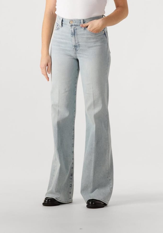 7 For All Mankind Modern Dojo Frozen Jeans Dames - Broek - Lichtblauw - Maat 29