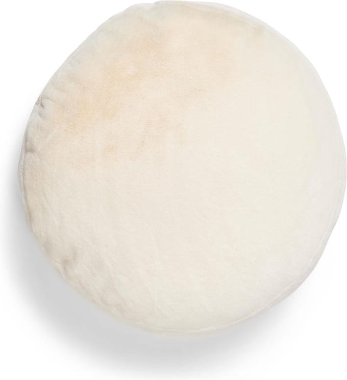 Essenza Mads Furry Sierkussen Vanille - Ø 45 cm