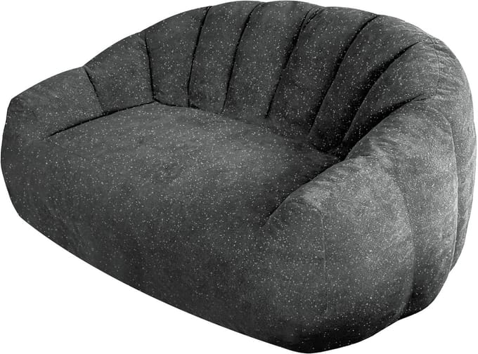 Zitzak - Loungestoel - Ergonomisch Design - Flanel - Woonkamer & Slaapkamer - Grijs